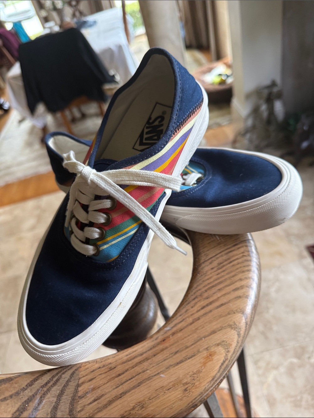 VANS ladies SF retro sneaker size 8 1/2 very good condition men’s size 7 - Picture 11 of 11
